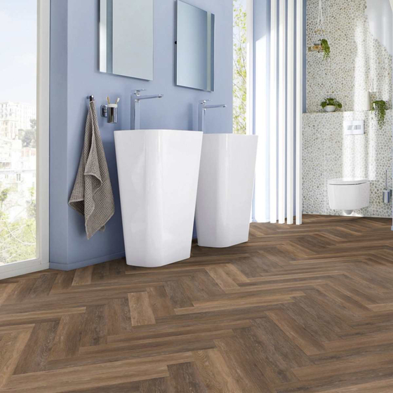 Project Floors - PW 1261/HBL | Fischgrt-Optik | floors@work | Vinylboden