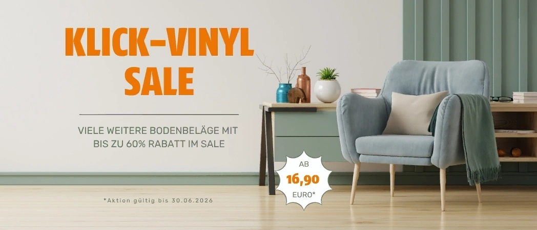 Klick-Vinyl im Sale bei BodenFuchs24
