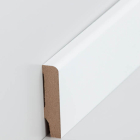 MDF Sockelleiste Modern White | 58mm hoch | weiß