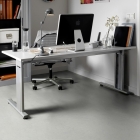 Forbo Marmoleum Click - Silver Shadow 333860 | Klick-Linoleum | Fliese: 300 x 300mm