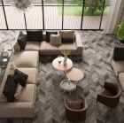 Gerflor Collection 30 - Chevron Hurricane 0809 | Fischgrät-Optik | Klebe-Vinylboden