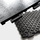 WALA WALAstic recycle - Clip-Platte Anthrazit | 15mm | Industrieboden Genarbt