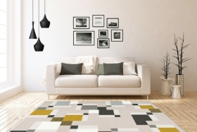 teppichWERK - Esperanto 225 Creme/Grün |...