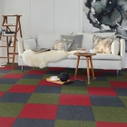 Tretford Interland - Erdbeere 570 | Natur-Teppichfliese aus Ziegenhaar