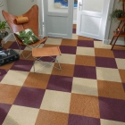 Tretford Interland - Brombeer 581 | Natur-Teppichfliese aus Ziegenhaar