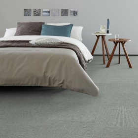 Tretford Interland - Nebel 648 | Natur-Teppichfliese aus...