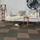 Tretford Interland - Schiefer 512 | Natur-Teppichfliese aus Ziegenhaar