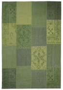 teppichWERK - Lyrical 210 Multi/Grün | Kurzflorteppich