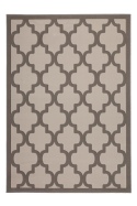 teppichWERK - Manolya 3097 Taupe/Silber | Kurzflorteppich