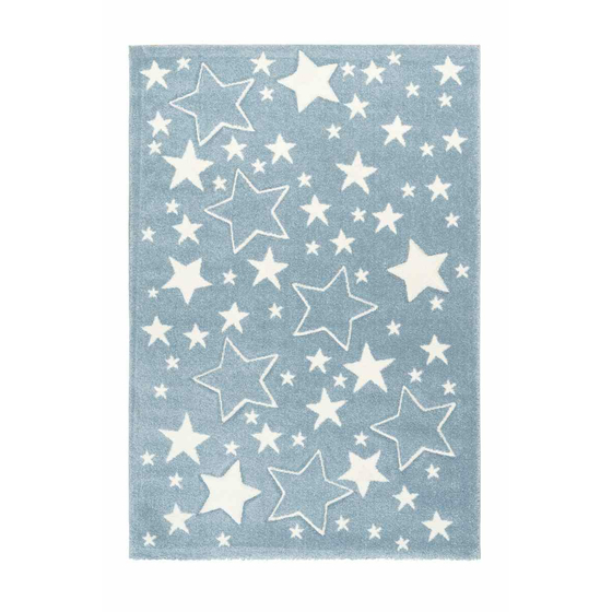 teppichWERK - Sternenhimmel blau | Kinderteppich