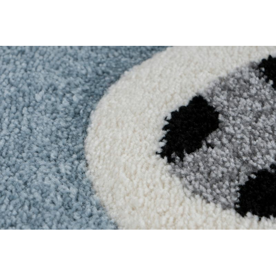 teppichWERK - Kuschelbär blau | Kinderteppich