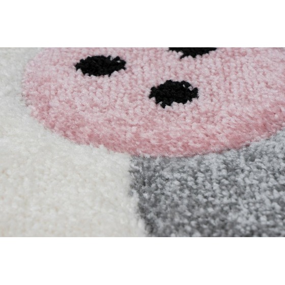 teppichWERK - Hasenohr rosa | Kinderteppich