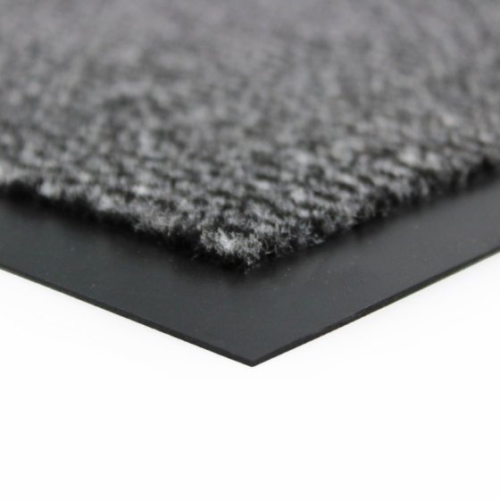 Floortex Doortex advantagemat Schmutzfangmatte EDEMFLLV0005 | Innenbereich | 60 x 90cm, schwarz-weiß meliert
