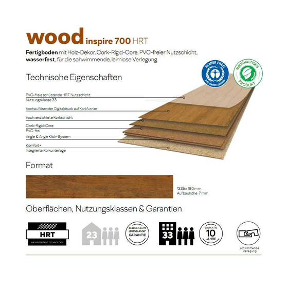 Amorim Wise Wood - Washed Arcaine Oak ADG1001 | Rigid-Korkboden