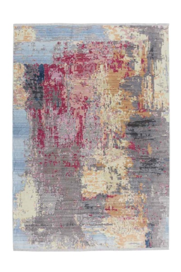 Arte Espina - Antigua 400 Multi | Kurzflorteppich mit Fransen 120cm x 170cm