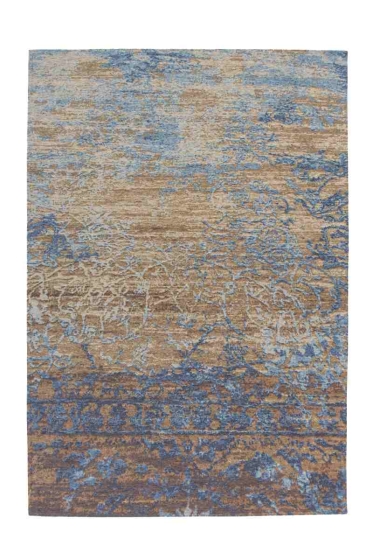 Arte Espina - Blaze 600 Blau/Beige | Kurzflorteppich 75cm x 150cm