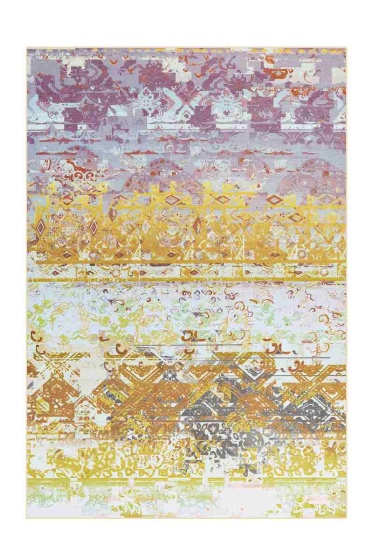 Arte Espina - Flash 2707 Multi/Gelb | Kurzflorteppich 80cm x 150cm