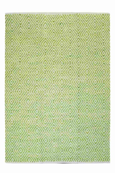 teppichWERK - Aperitif 310 Grün | Kurzflorteppich 160cm x 230cm