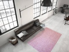 teppichWERK - Aperitif 410 Pink | Kurzflorteppich 160cm x 230cm
