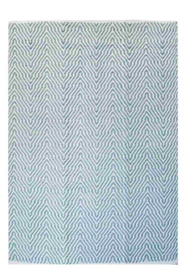 teppichWERK - Aperitif 410 Türkis | Kurzflorteppich 120cm x 170cm