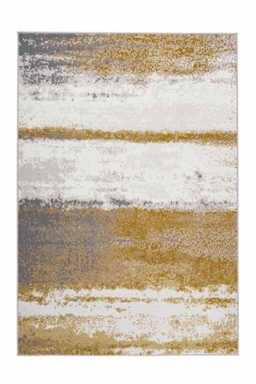 teppichWERK - Esperanto 525 Gelb | Kurzflorteppich 80cm x 150cm