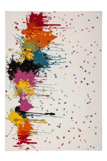 teppichWERK - Guayama 241 Multi | Kurzflorteppich 120cm x 170cm