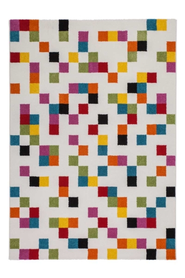 teppichWERK - Guayama 243 Multi | Kurzflorteppich 120cm x 170cm