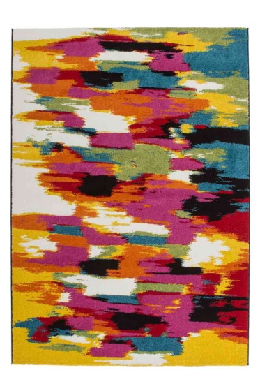 teppichWERK - Guayama 255 Multi | Kurzflorteppich 80cm x 150cm