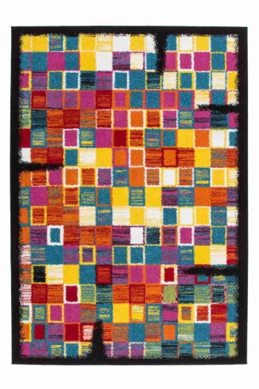 teppichWERK - Guayama 275 Multi | Kurzflorteppich 120cm x 170cm