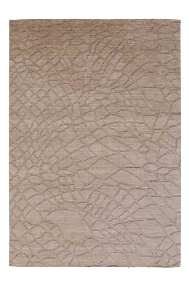 teppichWERK - Ganges 710 Braun | Kurzflorteppich 120cm x 170cm