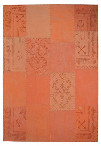 teppichWERK - Lyrical 210 Multi/Orange | Kurzflorteppich 200cm x 290cm