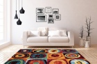 teppichWERK - Thailand Phuket Rainbow | Kurzflorteppich 160cm x 230cm