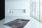 teppichWERK - Symphony 160 Blau | Kurzflorteppich 160cm x 230cm