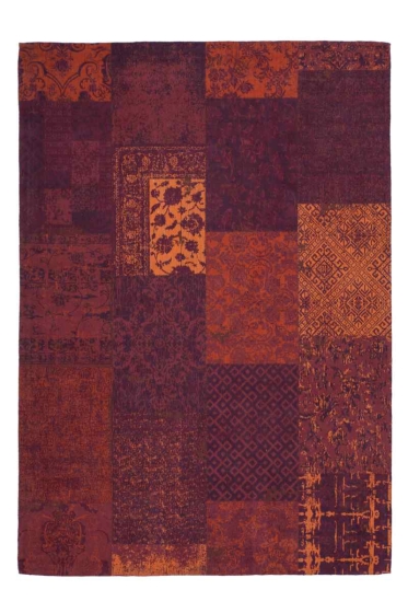 teppichWERK - Symphony 160 Rot Kurzflorteppich 120cm x 170cm
