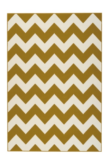 teppichWERK - Manolya 2095 Elfenbein/Gold | Kurzflorteppich 200cm x 290cm