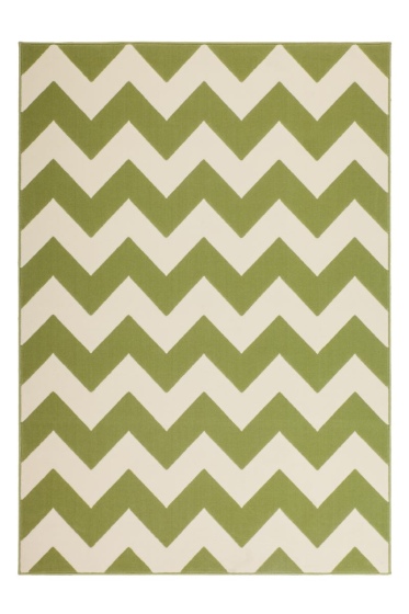 teppichWERK - Manolya 2095 Grün | Kurzflorteppich 160cm x 230cm