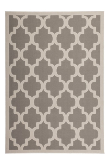 teppichWERK - Manolya 2097 Taupe | Kurzflorteppich 160cm x 230cm