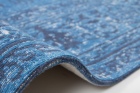 teppichWERK - Nostalgia 385 Blau | Kurzflorteppich 120cm x 170cm