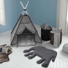 teppichWERK - Elefant | Kinder-Motivteppich Anthrazit