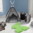 teppichWERK - Schmetterling | Kinder-Motivteppich Grün