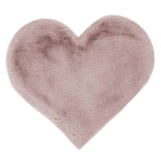 teppichWERK - Herz | Kinder-Motivteppich Rosa