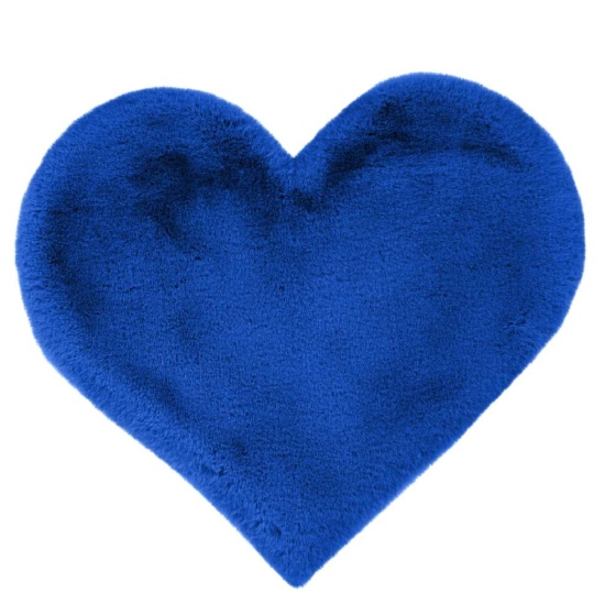 teppichWERK - Herz | Kinder-Motivteppich Blau