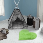 teppichWERK - Herz | Kinder-Motivteppich Grün