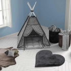 teppichWERK - Herz | Kinder-Motivteppich Anthrazit