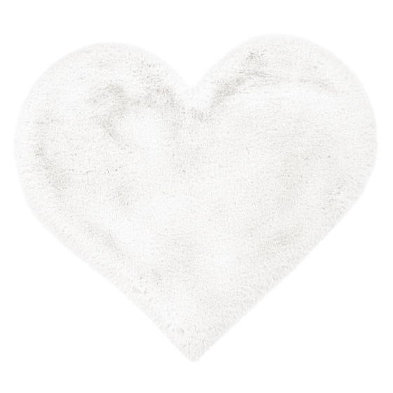 teppichWERK - Herz | Kinder-Motivteppich Weiß