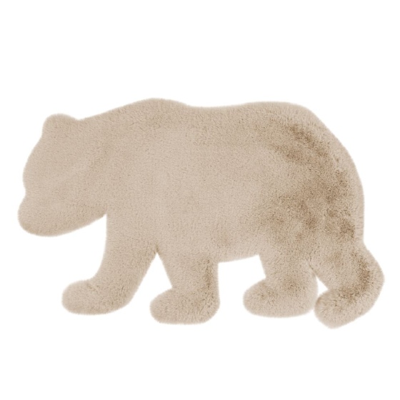 teppichWERK - Bär | Kinder-Motivteppich Creme