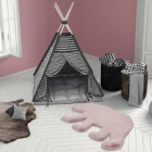 teppichWERK - Bär | Kinder-Motivteppich Rosa