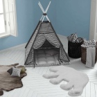 teppichWERK - Bär | Kinder-Motivteppich Grau