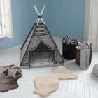 teppichWERK - Tiger | Kinder-Motivteppich Creme