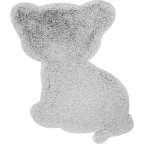 teppichWERK - Tiger | Kinder-Motivteppich Grau